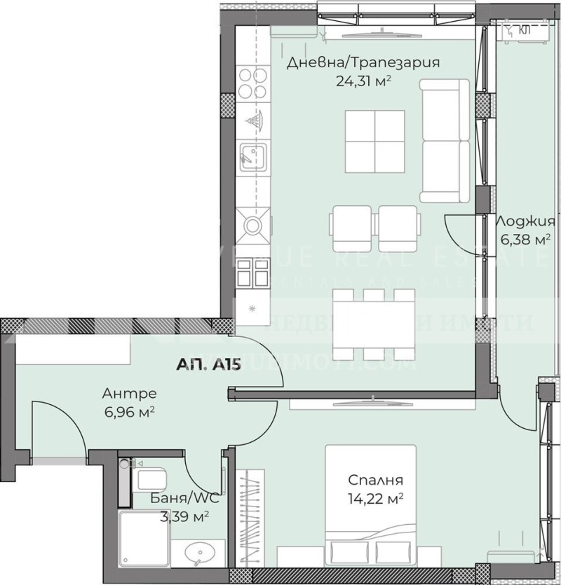 À venda  1 quarto Plovdiv , Hristo Smirnenski , 80 m² | 75696424 - imagem [2]