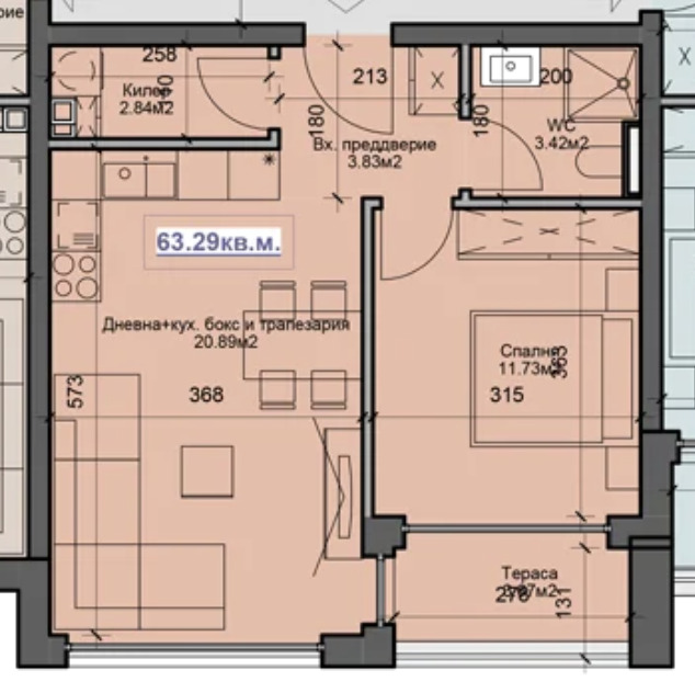 Продава 2-СТАЕН, гр. Варна, Свети Никола, снимка 3 - Апартаменти - 52669639
