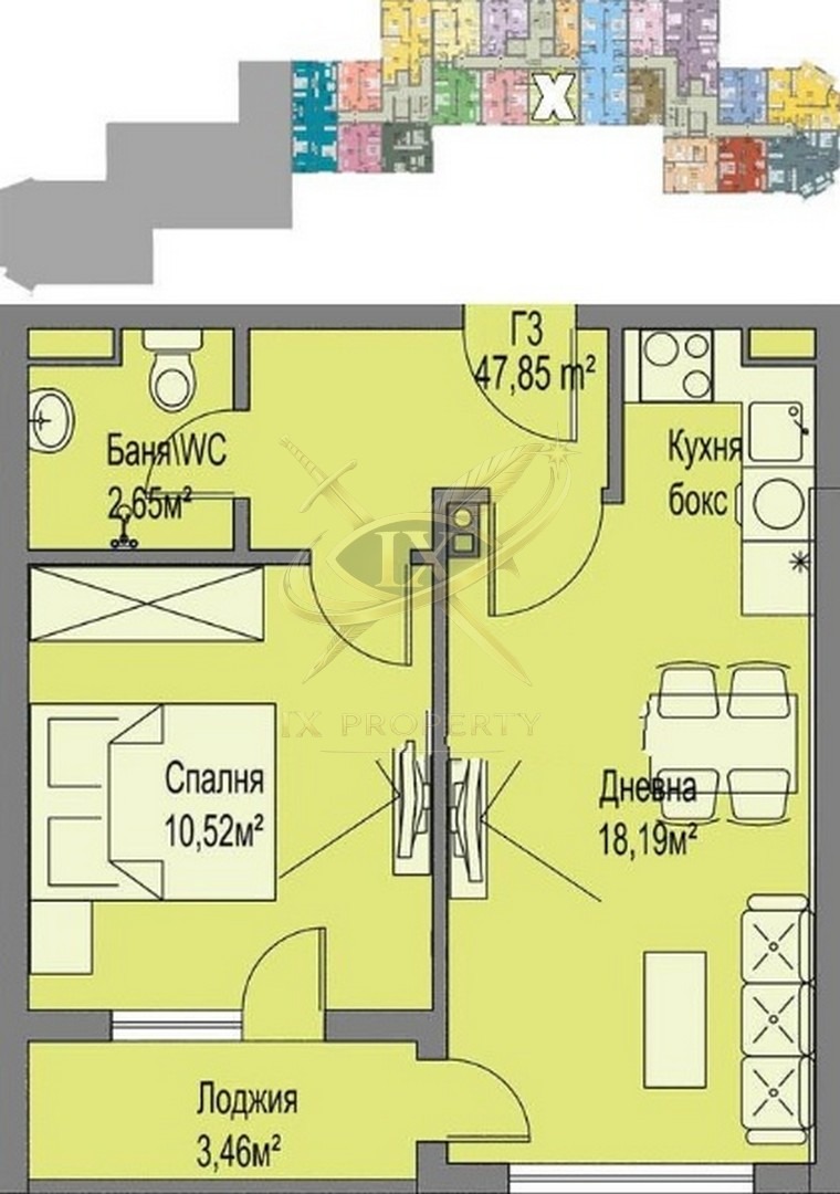 Продава 2-СТАЕН, гр. Бургас, област Бургас