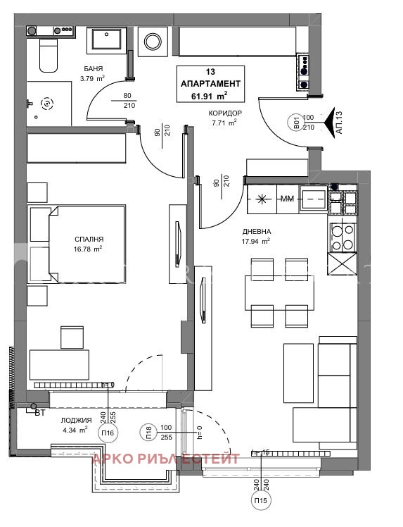 Продава 2-СТАЕН, гр. София, Обеля 2
