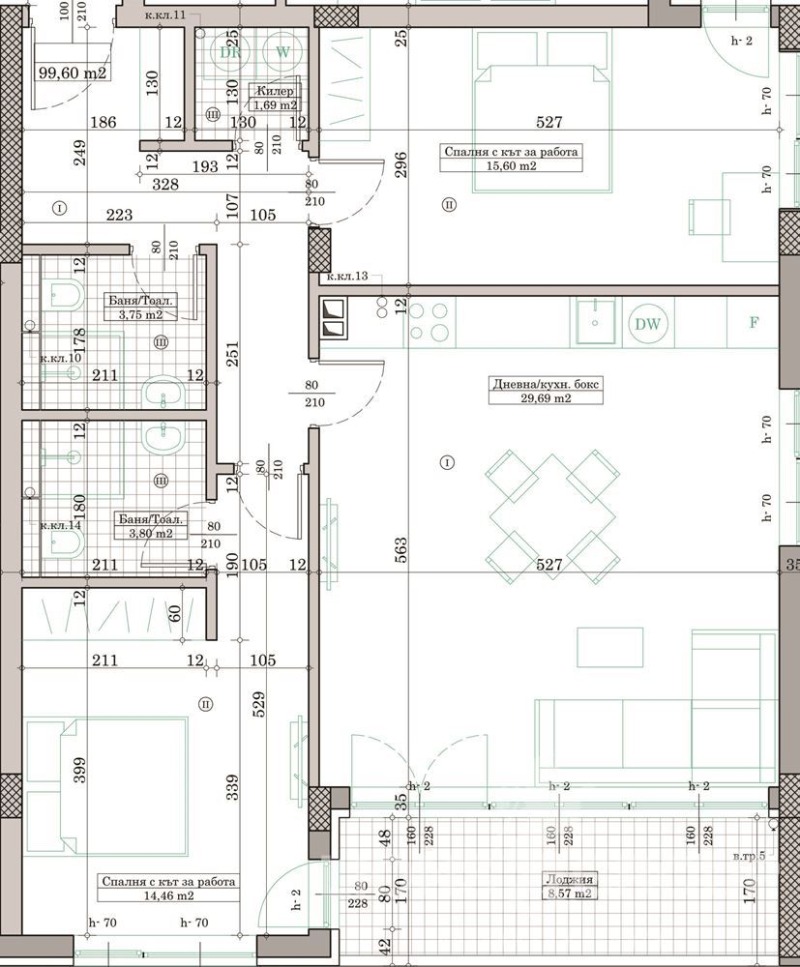 Продава  3-стаен град Варна , Кайсиева градина , 114 кв.м | 59421844 - изображение [2]