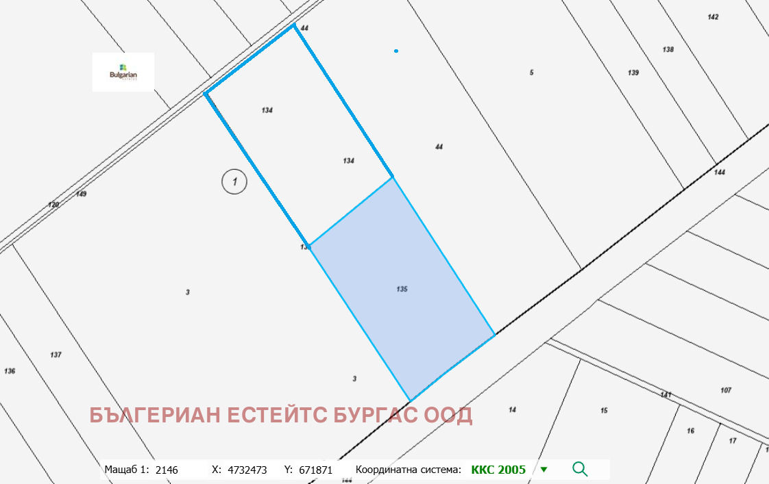 Продава ЗЕМЕДЕЛСКА ЗЕМЯ, с. Александрово, област Бургас