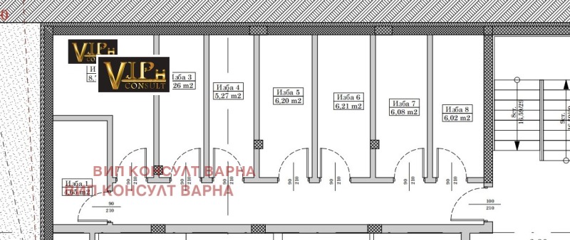 Myytävänä  2 makuuhuonetta Varna , Kajsieva gradina , 103 neliömetriä | 60057163 - kuva [7]