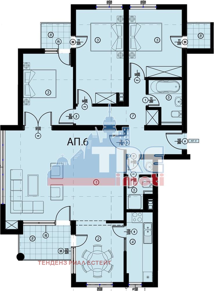 Продава 4-СТАЕН, гр. София, Манастирски ливади, снимка 15 - Aпартаменти - 48216985