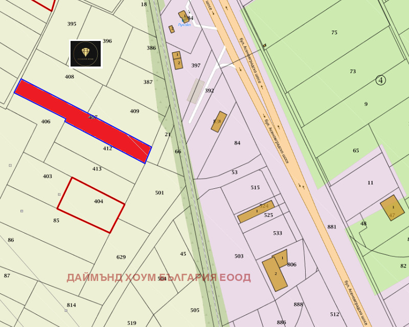 For Sale  Plot Plovdiv , Asenovgradsko shose , 3740 sq.m | 35065781 - image [2]