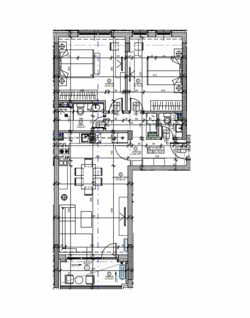 Продава  3-стаен град София , Кръстова вада , 101 кв.м | 44422831 - изображение [7]