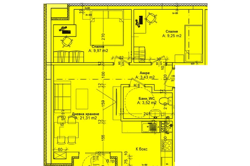 Na prodej  2 ložnice Burgas , Zornica , 78 m2 | 12367311