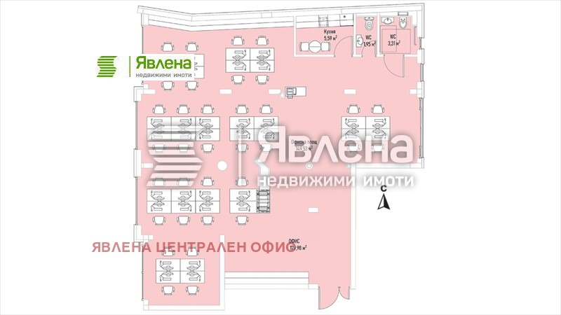 Продава ОФИС, гр. София, Лозенец, снимка 4 - Офиси - 48396557