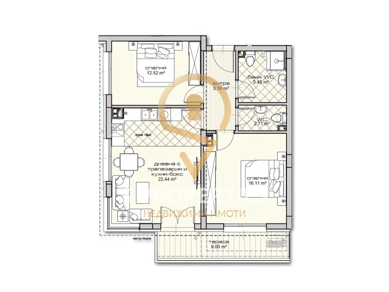 Продава 3-СТАЕН, гр. Варна, Владислав Варненчик 1, снимка 3 - Апартаменти - 50618860
