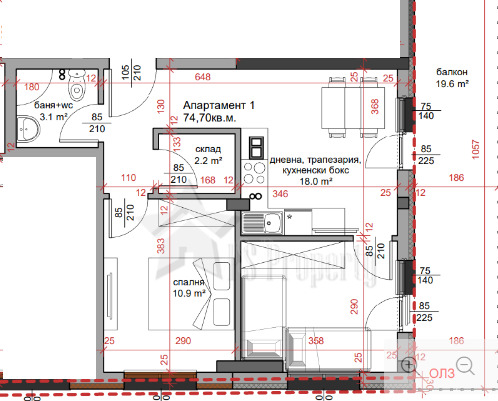 Продава 3-СТАЕН, гр. Стара Загора, Център, снимка 10 - Апартаменти - 55222707