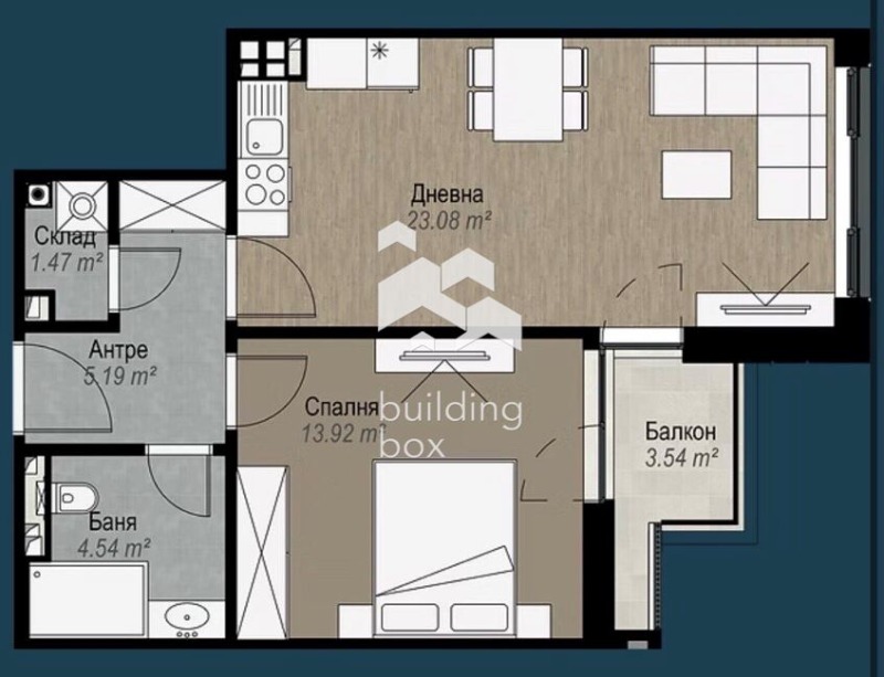 Na prodej  1 ložnice Sofia , Vitoša , 73 m2 | 42031550 - obraz [8]