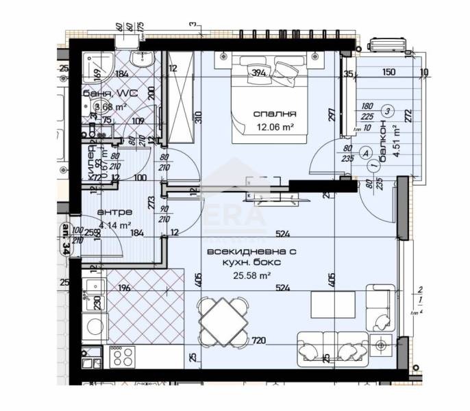 In vendita  1 camera da letto Varna , Mladost 2 , 72 mq | 71171748 - Immagine [4]