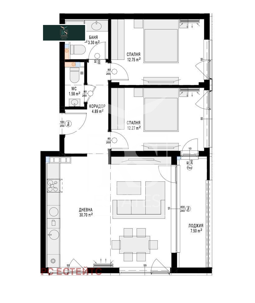 Продава 3-СТАЕН, гр. София, Овча купел, снимка 17 - Апартаменти - 53813066