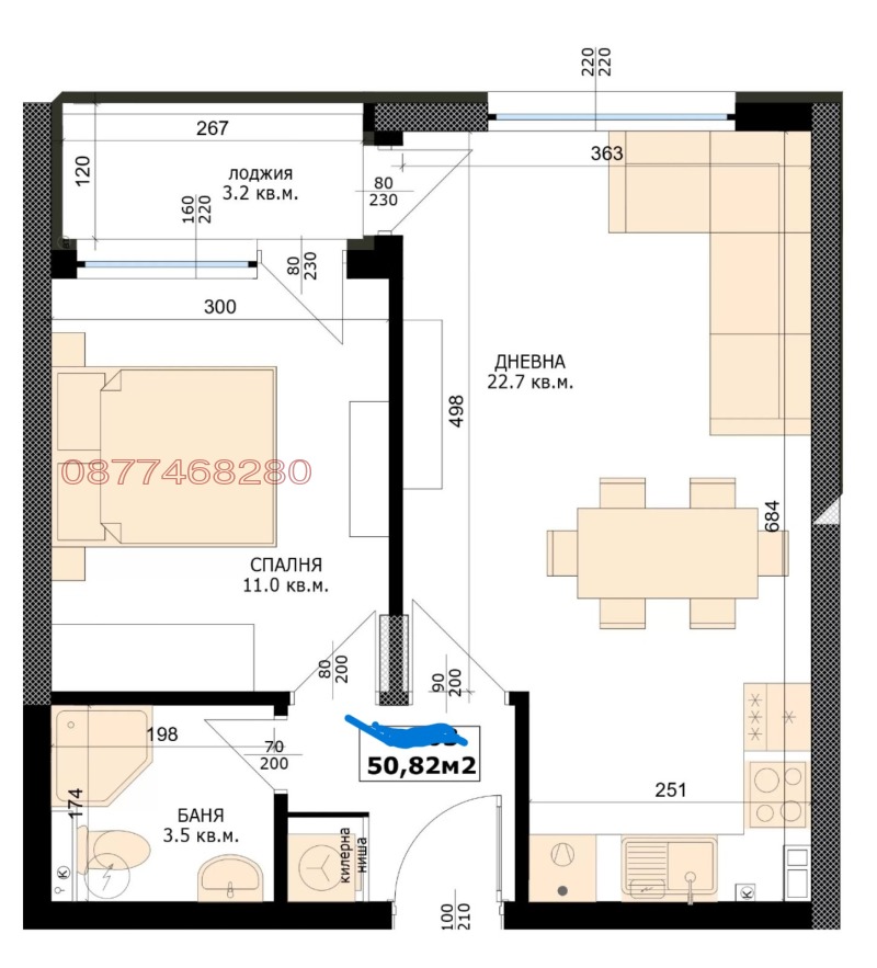 Продава 2-СТАЕН, гр. Варна, Младост 1, снимка 3 - Aпартаменти - 47475049