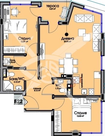 Продава 3-СТАЕН, гр. Бургас, област Бургас