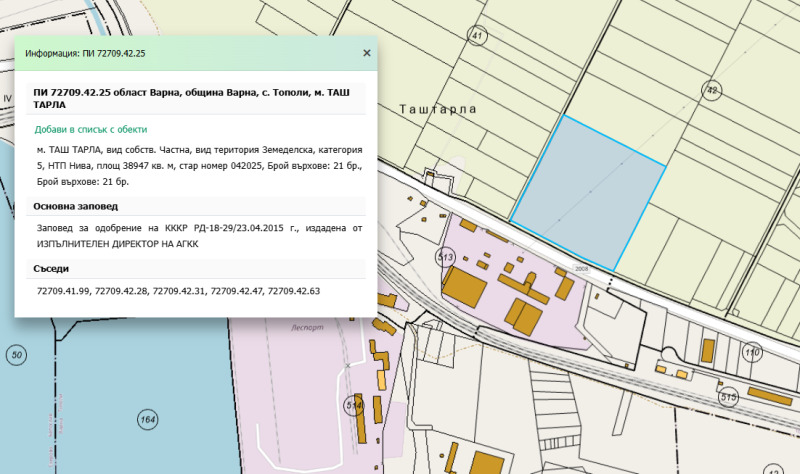 Продава ПАРЦЕЛ, гр. Варна, с. Тополи