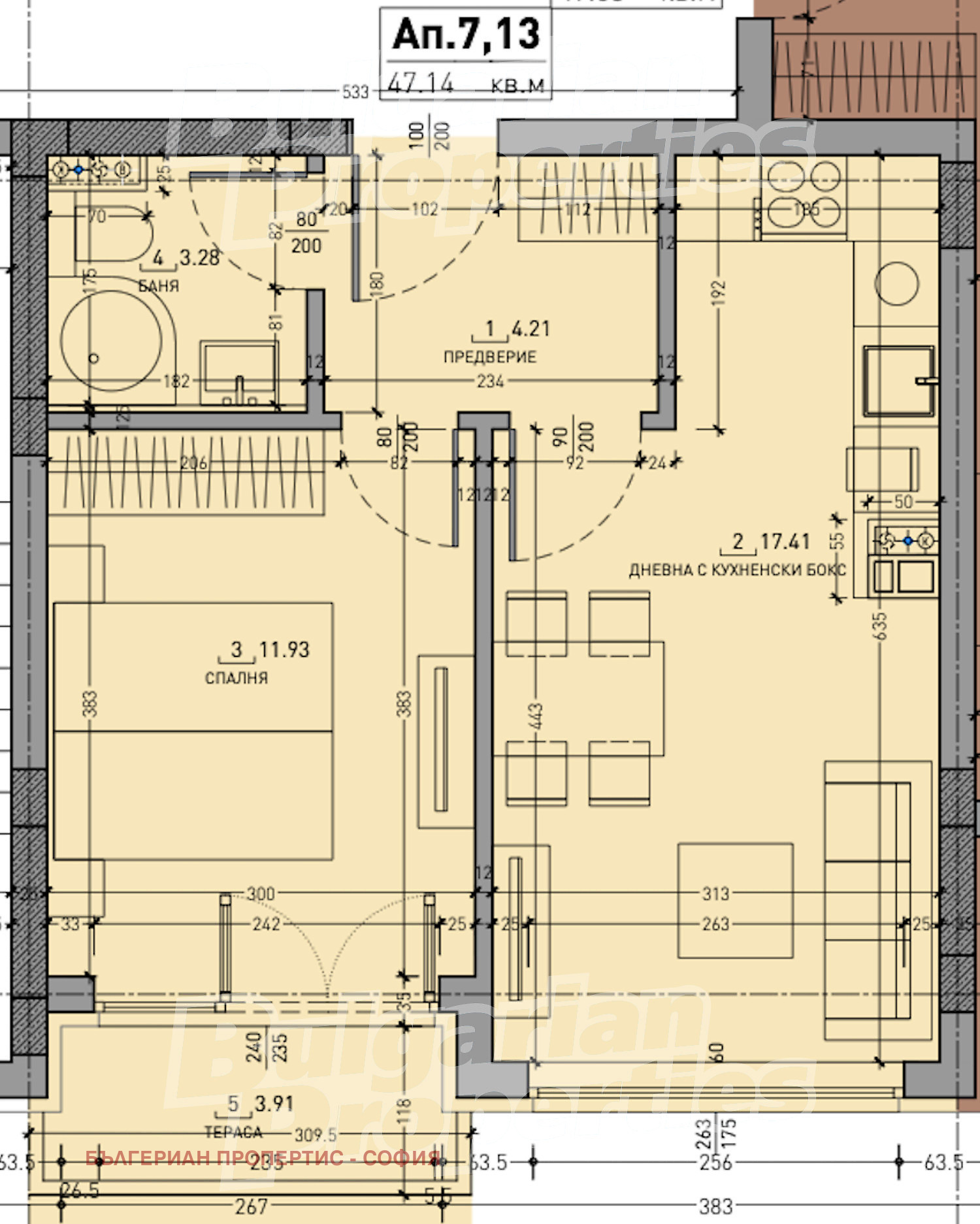 Продава 2-СТАЕН, гр. София, Малинова долина, снимка 3 - Апартаменти - 56068630