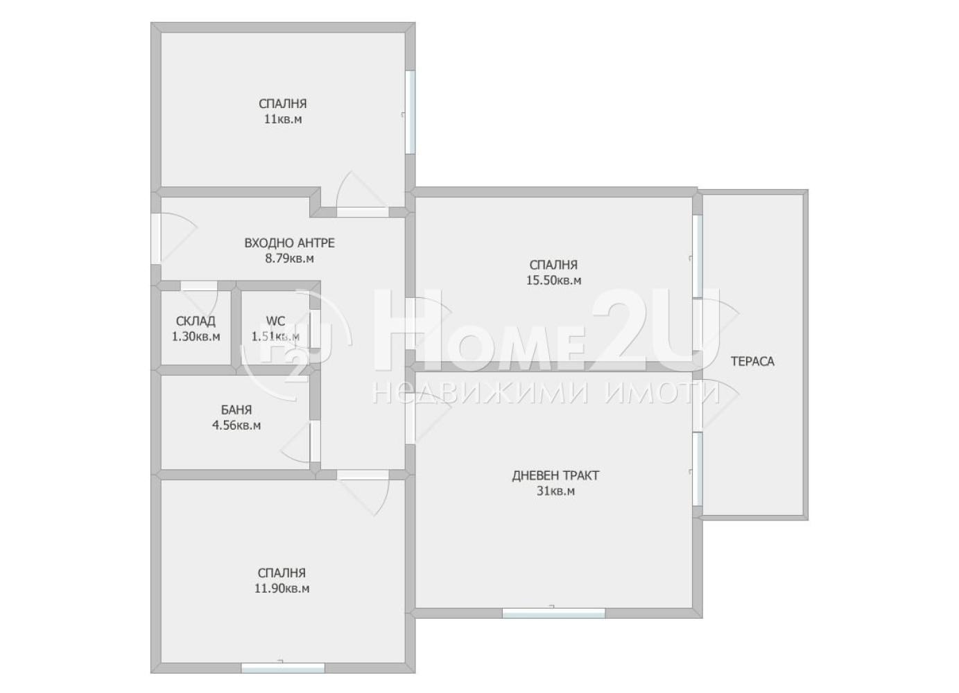 Продава 3-СТАЕН, гр. Варна, Цветен квартал, снимка 3 - Апартаменти - 53426759