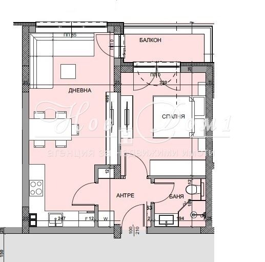 In vendita  1 camera da letto Varna , Kajsieva gradina , 62 mq | 63594403 - Immagine [2]