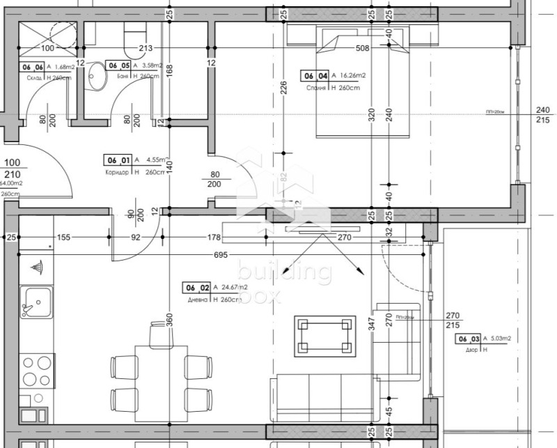 De vânzare  1 dormitor Plovdiv , Cârșiiaca , 74 mp | 54023990 - imagine [2]