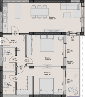 2 bedroom Hristo Smirnenski, Plovdiv