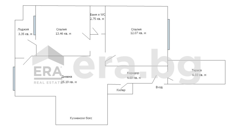 Продава 3-СТАЕН, гр. Варна, Зимно кино Тракия, снимка 1 - Aпартаменти - 48282226