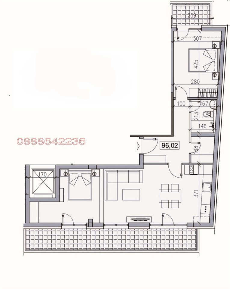 Продава 3-СТАЕН, гр. София, Модерно предградие, снимка 3 - Апартаменти - 53728269