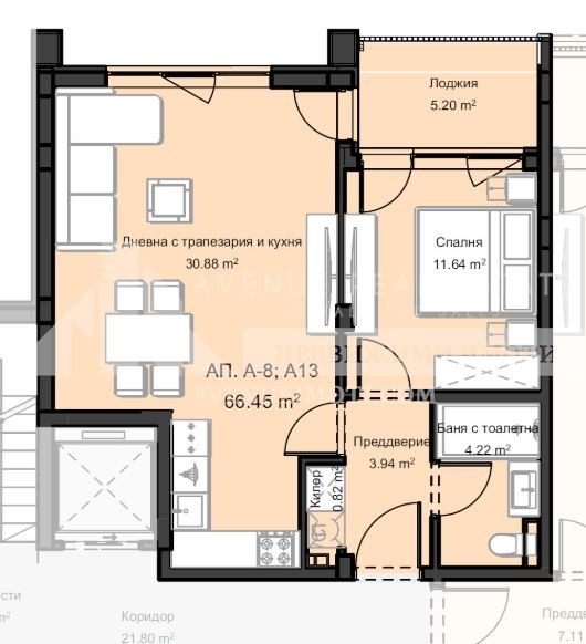 Продава 2-СТАЕН, гр. Пловдив, Остромила, снимка 2 - Апартаменти - 53643992