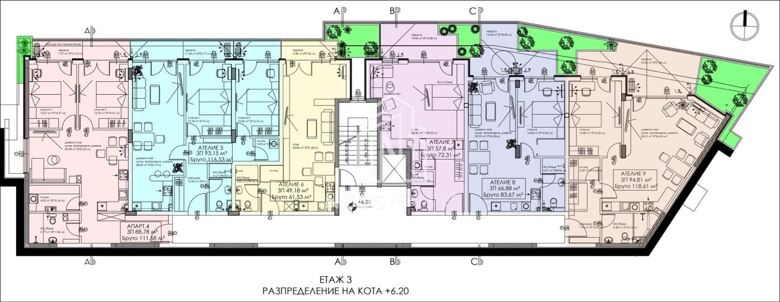 Продава 3-СТАЕН, гр. Созопол, област Бургас, снимка 3 - Апартаменти - 53617595