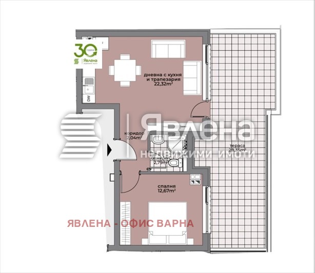 Продава 2-СТАЕН, гр. Варна, Погреби, снимка 8 - Апартаменти - 53330656