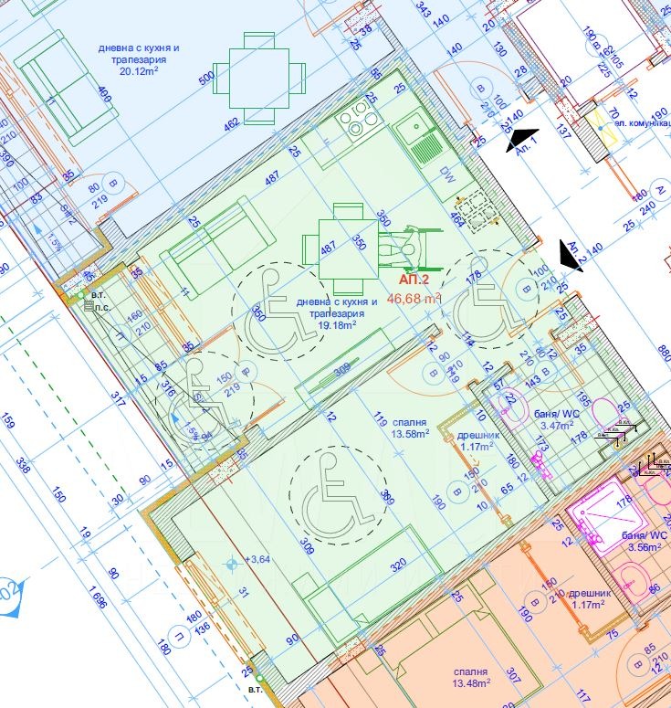 Продава 2-СТАЕН, гр. Варна, Лятно кино Тракия, снимка 3 - Апартаменти - 54966072