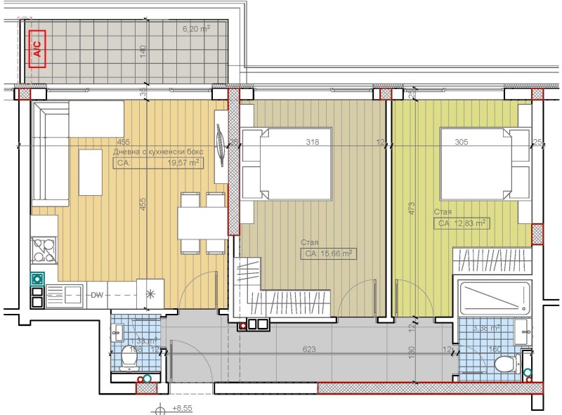 Продава 3-СТАЕН, гр. София, Бояна, снимка 1 - Aпартаменти - 46535721