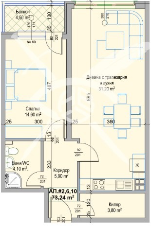 Продава 2-СТАЕН, гр. Пловдив, Христо Смирненски, снимка 1 - Aпартаменти - 47502661