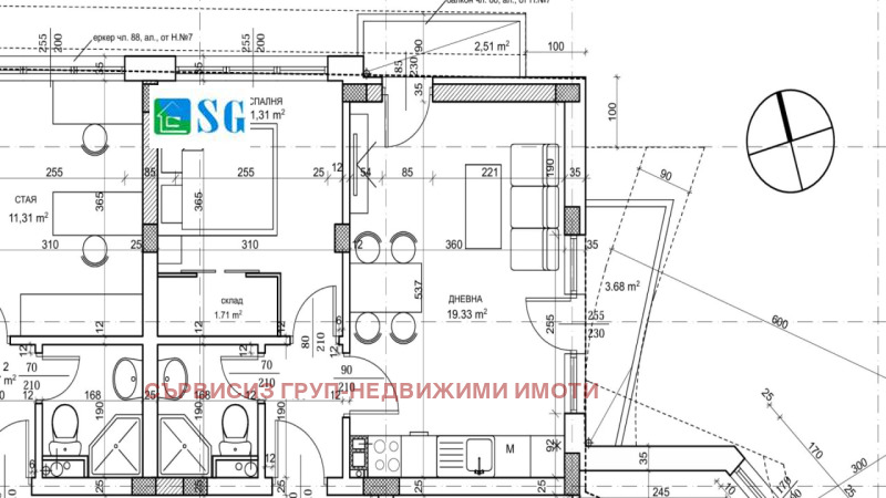 Продава 2-СТАЕН, гр. София, Обеля 1, снимка 2 - Aпартаменти - 46793867