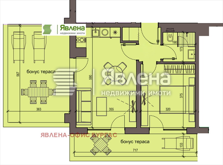 Продава 2-СТАЕН, гр. Бургас, Сарафово, снимка 3 - Aпартаменти - 47767707