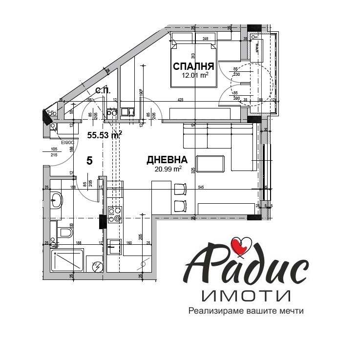 На продаж  2 спальні Стара Загора , Аязмото , 121 кв.м | 15386400 - зображення [5]