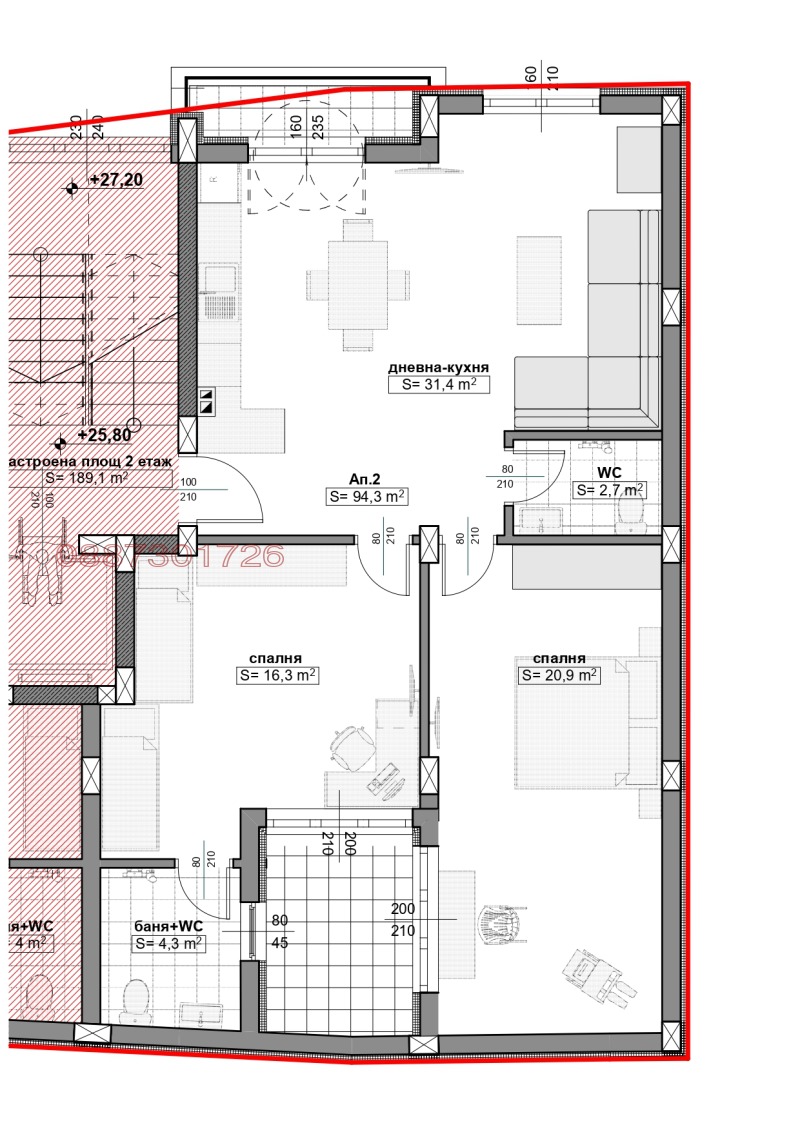 Продава 3-СТАЕН, гр. Русе, Централен южен район, снимка 2 - Апартаменти - 53108212