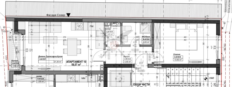 Myytävänä  1 makuuhuone Sofia , Tsentar , 71 neliömetriä | 86489216