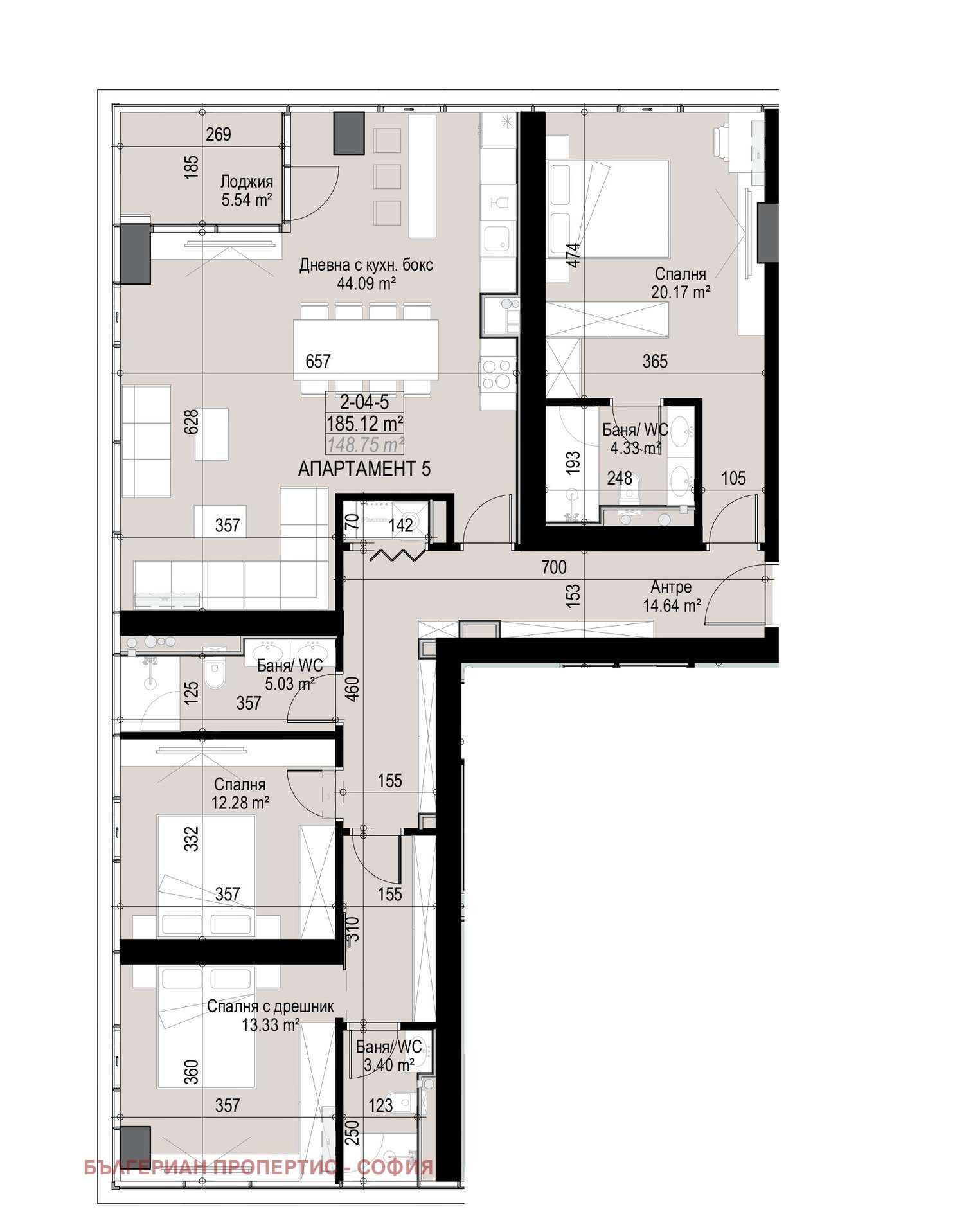 Продава 4-СТАЕН, гр. София, Манастирски ливади, снимка 4 - Апартаменти - 55632577