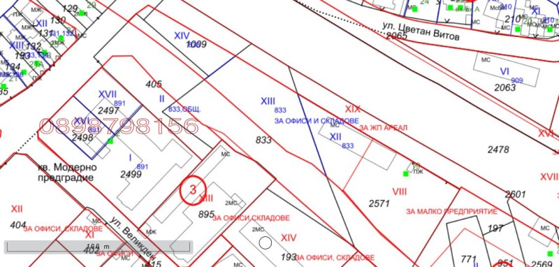 Продава ПАРЦЕЛ, гр. София, Модерно предградие, снимка 3 - Парцели - 49203709