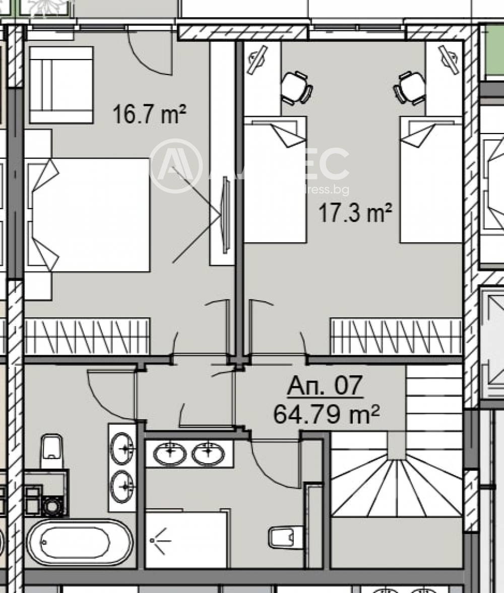 Продава 3-СТАЕН, гр. София, Кръстова вада, снимка 3 - Апартаменти - 54110958