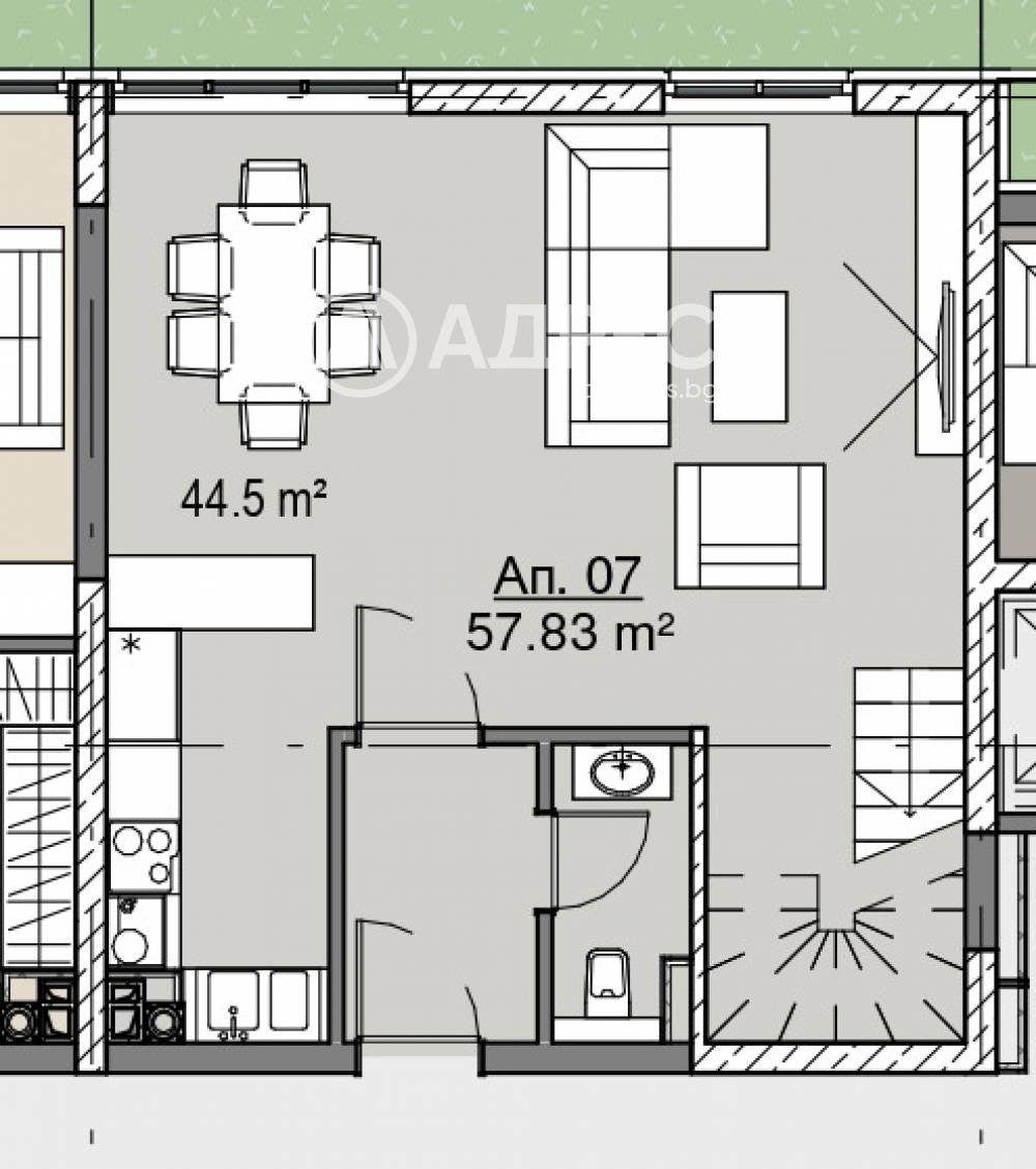 Продава 3-СТАЕН, гр. София, Кръстова вада, снимка 2 - Апартаменти - 54110958