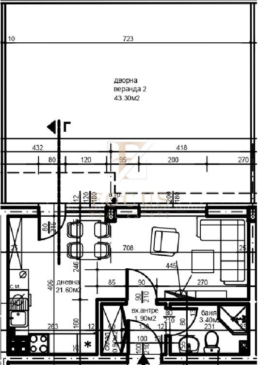 En venta  Estudio Plovdiv , Jristo Smirnenski , 83 metros cuadrados | 55797133 - imagen [4]