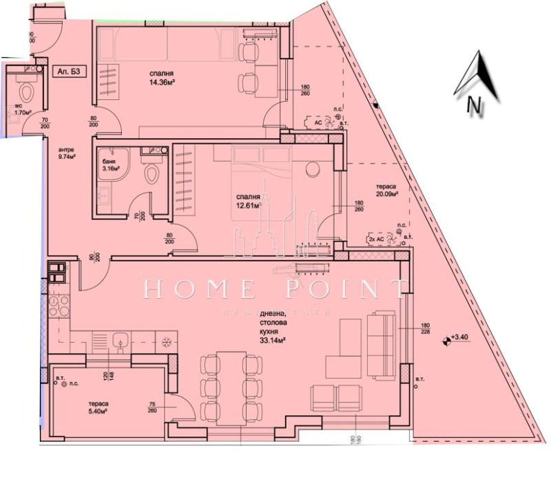 Продава 3-СТАЕН, гр. Пловдив, Христо Смирненски, снимка 11 - Aпартаменти - 46896875