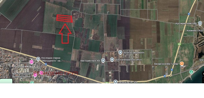 Продава ПАРЦЕЛ, гр. Поморие, област Бургас