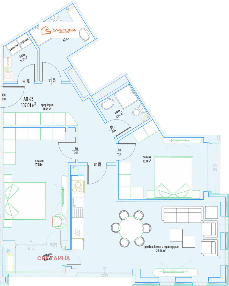 Продава  3-стаен град София , Малинова долина , 130 кв.м | 71524454 - изображение [6]