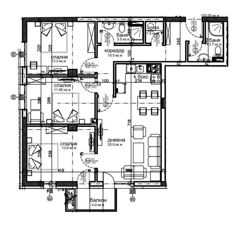 На продаж  3 кімнатна София , Овча купел , 116 кв.м | 17534653 - зображення [4]