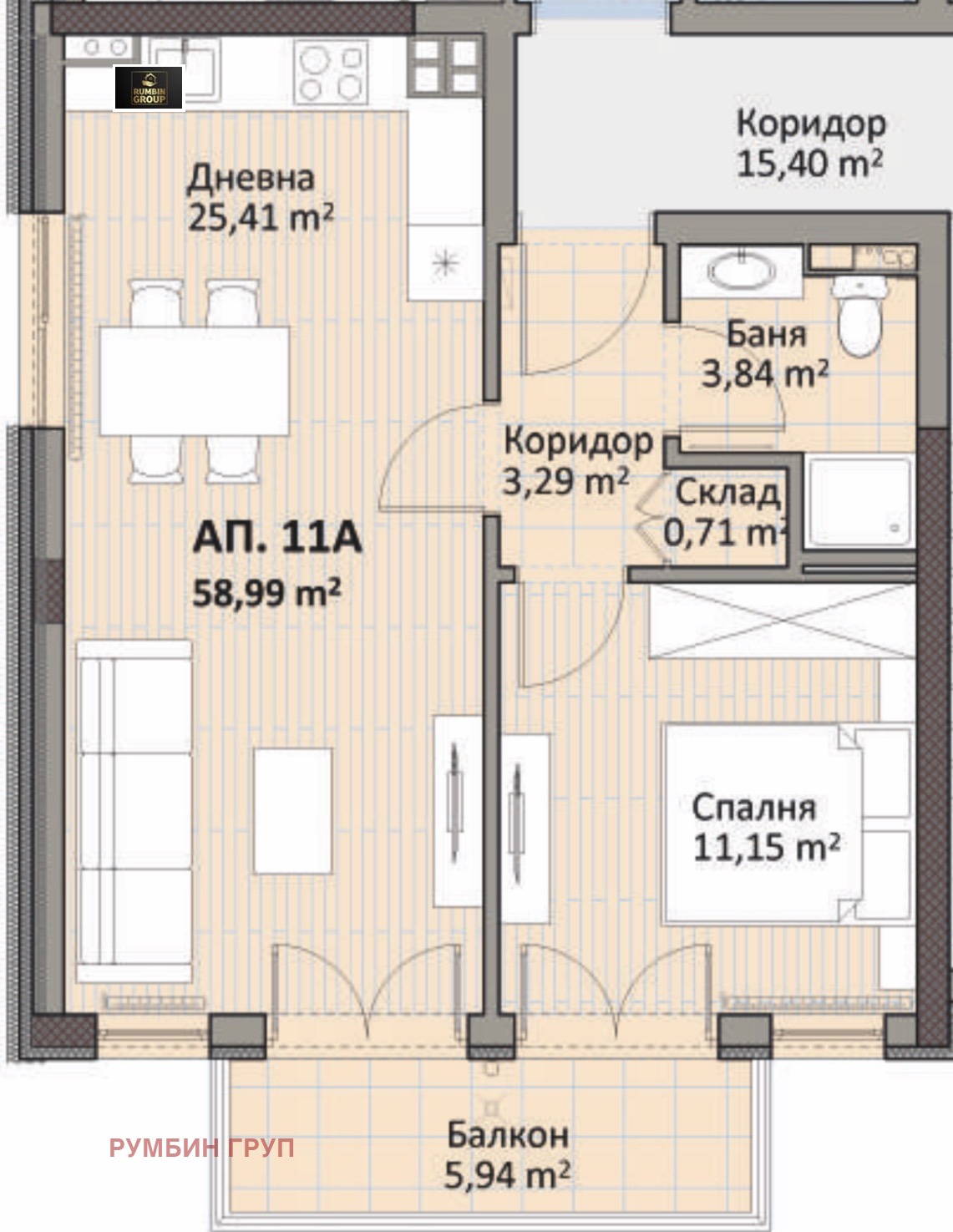 Продава 2-СТАЕН, гр. София, Толстой, снимка 5 - Апартаменти - 56180043