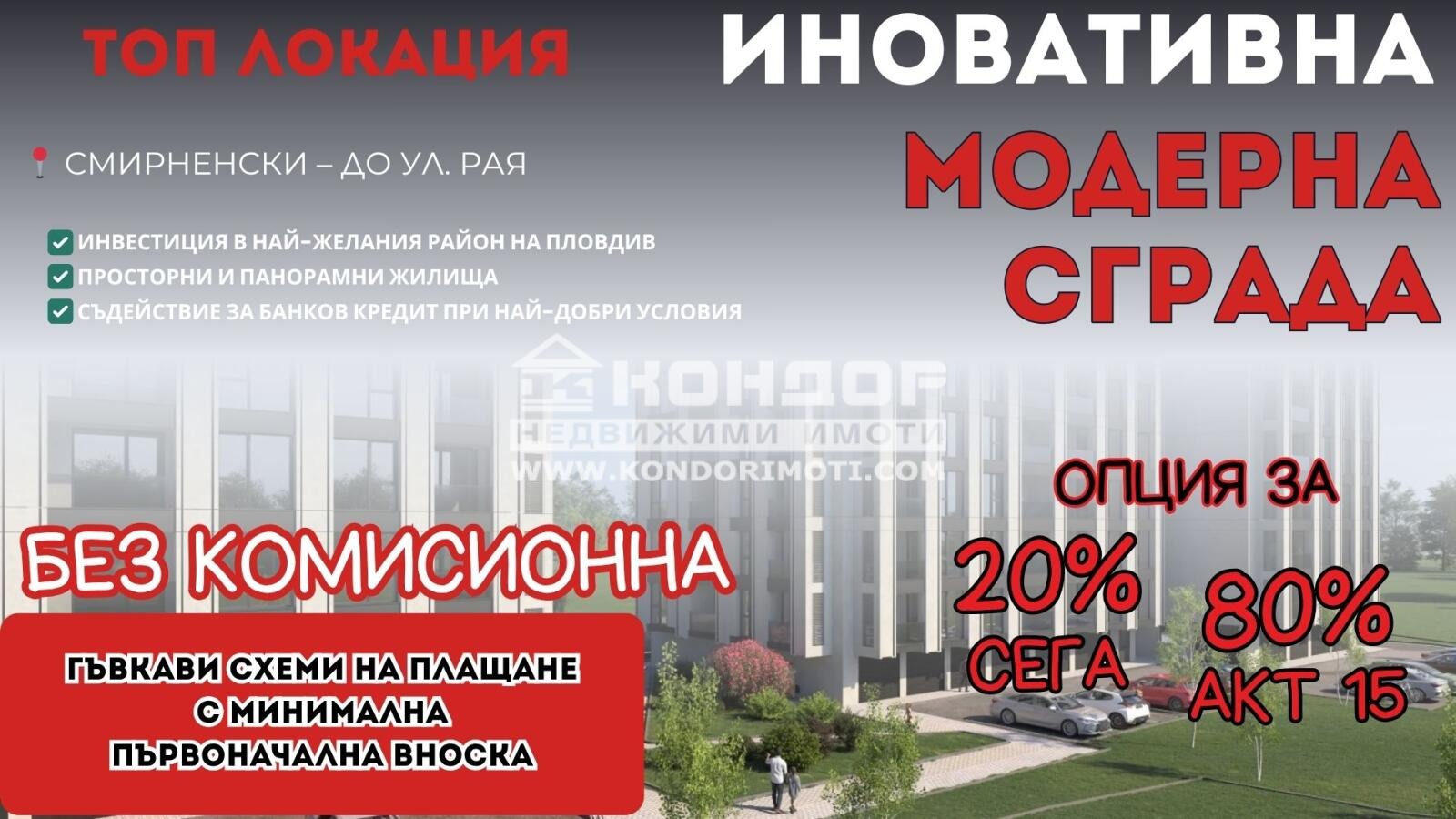 Продава 3-СТАЕН, гр. Пловдив, Христо Смирненски
