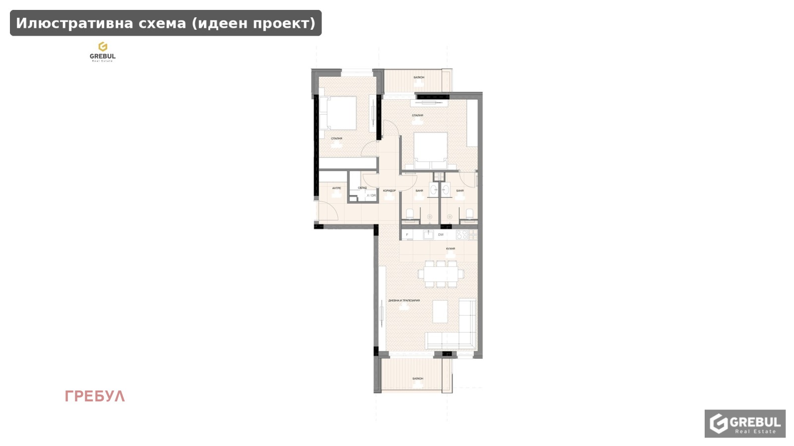 Продава 3-СТАЕН, гр. София, Овча купел, снимка 2 - Апартаменти - 56485731